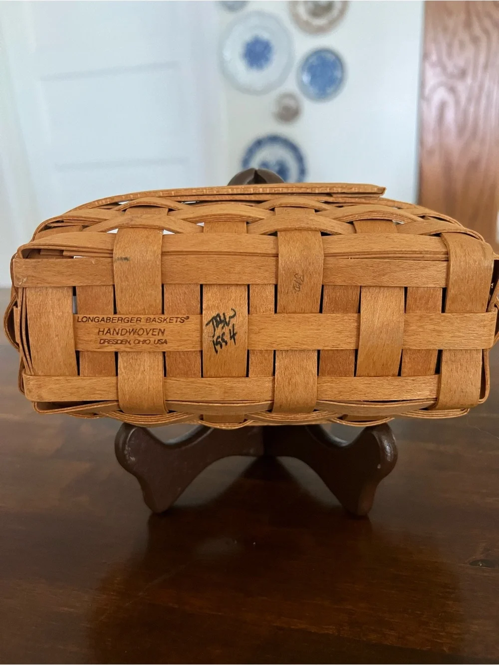 Longaberger Lavender Booking Basket, 1994